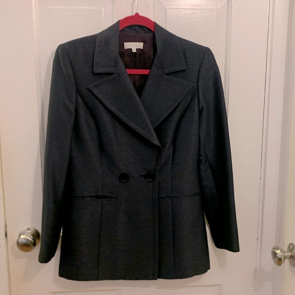 Parallel Double-Breasted Blazer - image 1